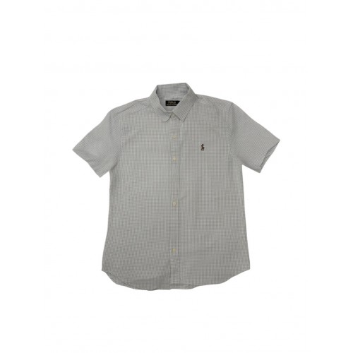 Polo Ralph Lauren Γκρι Καρό Πουκάμισο Short Sleeve
